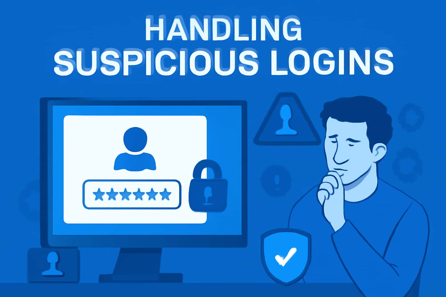 An informational visual representation emphasizing account security for Tp Play logins.