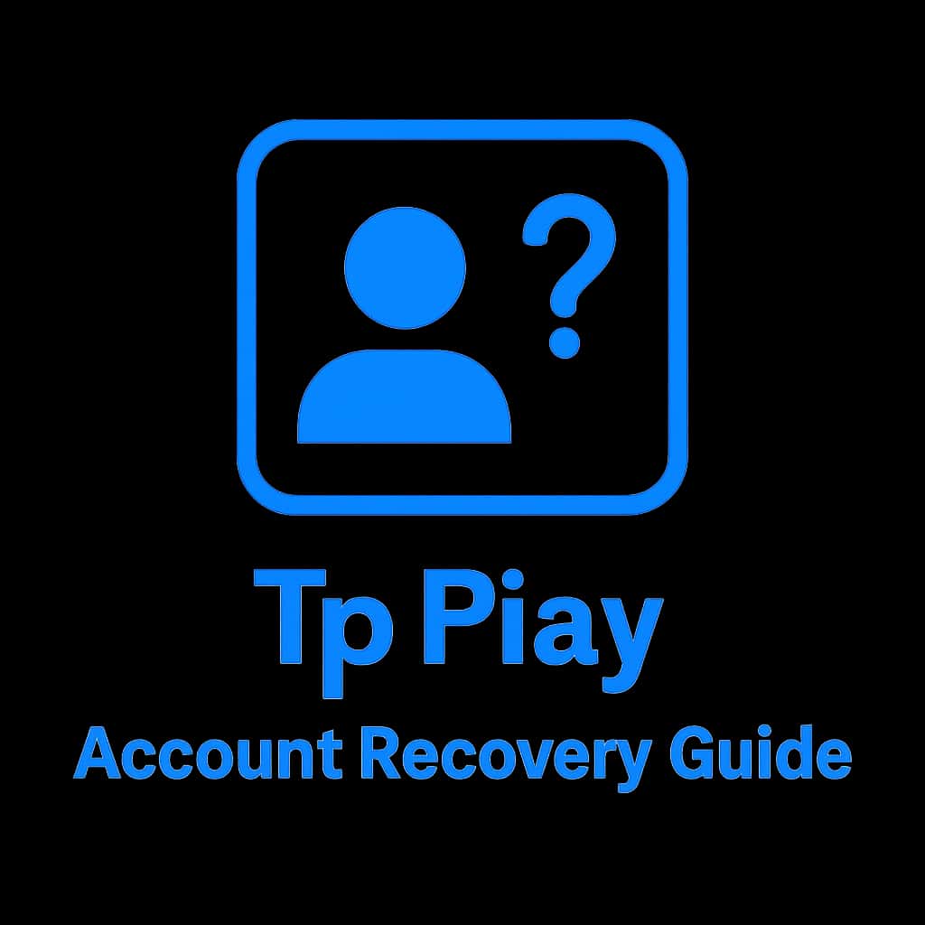 Minimal icon representing the Tp Play Account Recovery Guide.