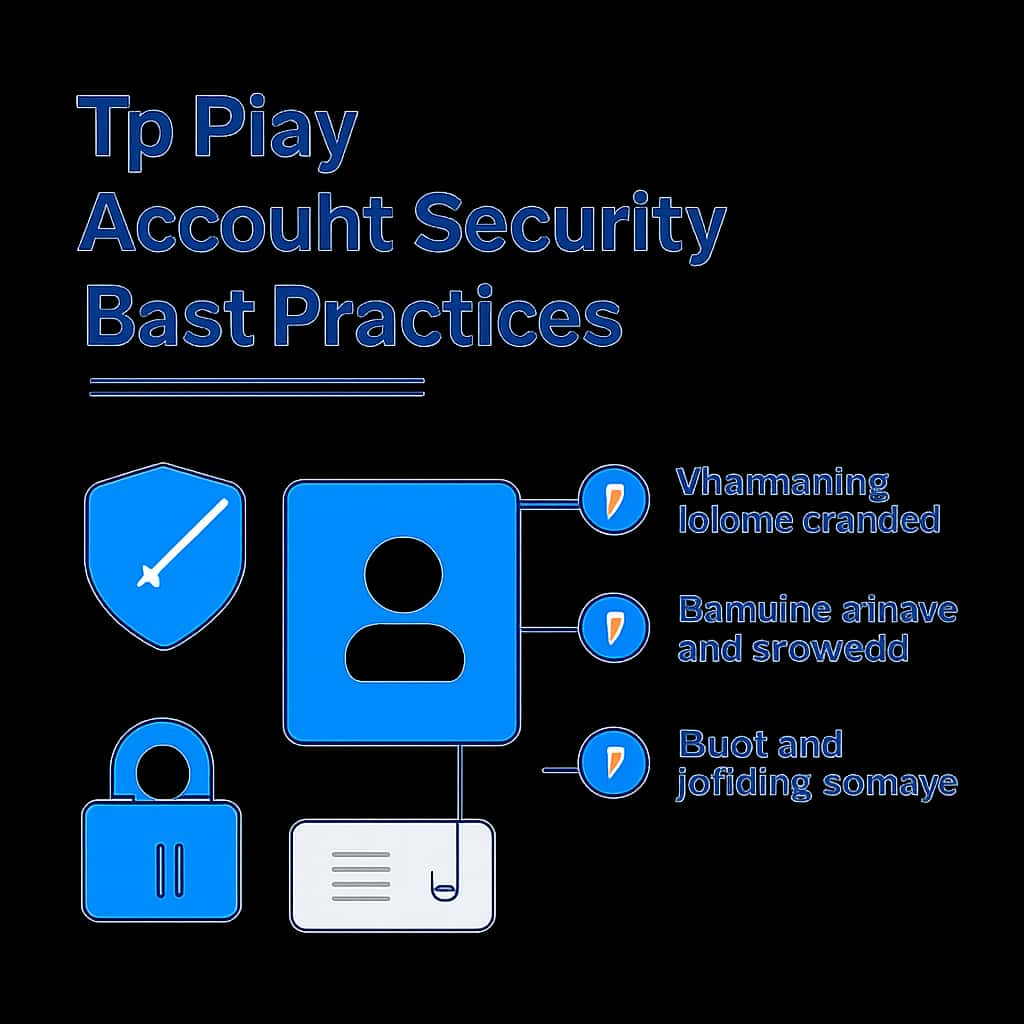 Illustration explaining key practices for Tp Play Account Security.