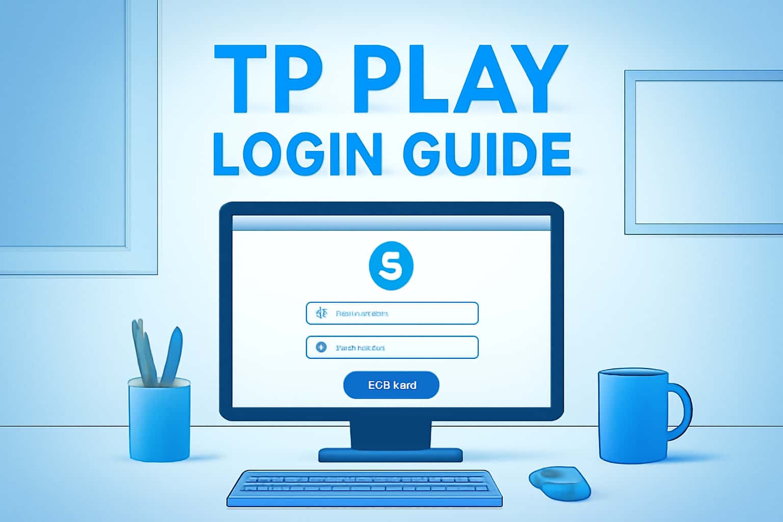 Visual representation of the Tp Play Login Guide with a focus on secure access.