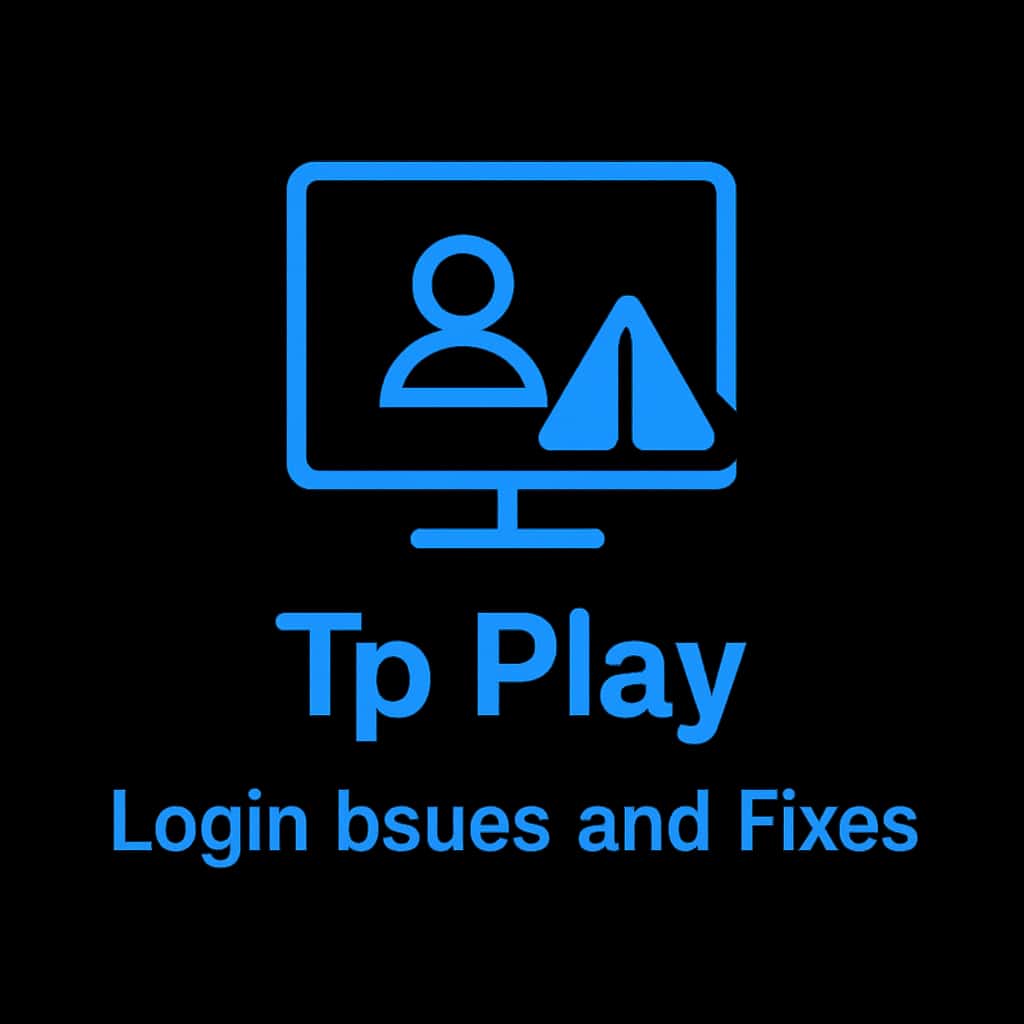 Icon representing Tp Play login issues guide with a clean design.