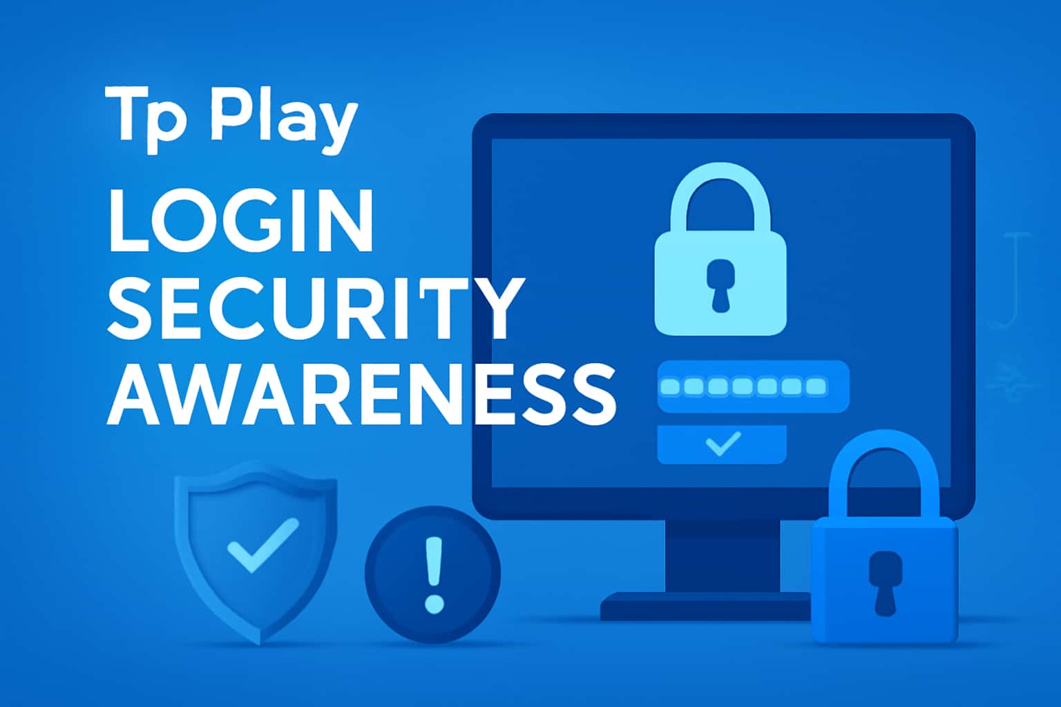 Visual representation of Tp Play Login Security Awareness with an emphasis on security features.