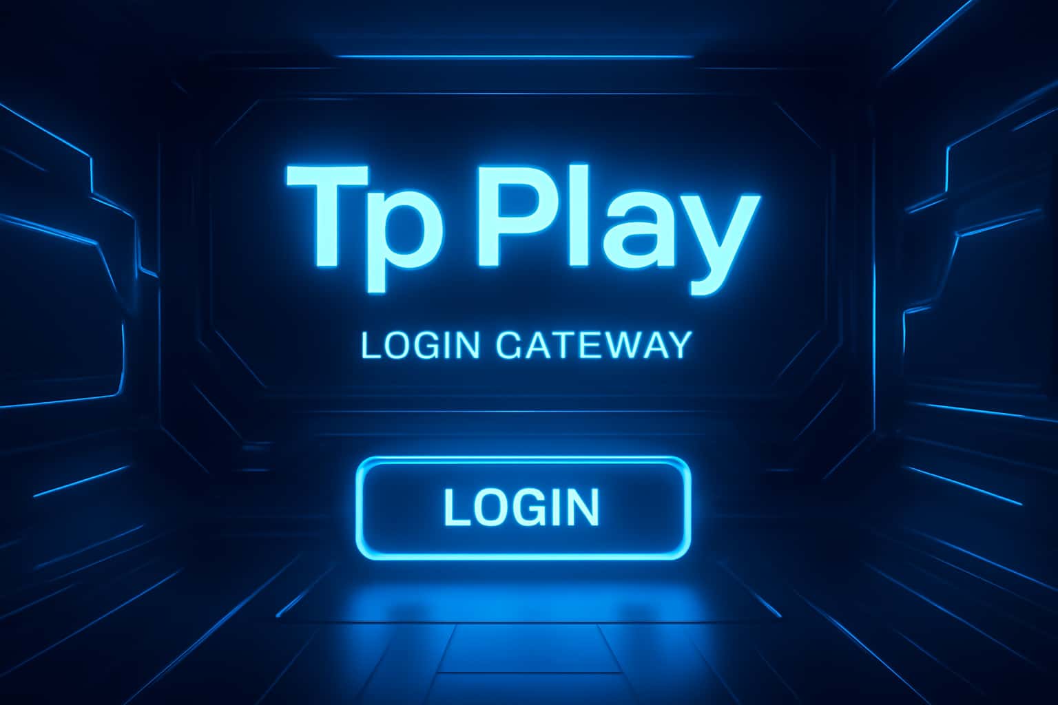 Futuristic login gateway background